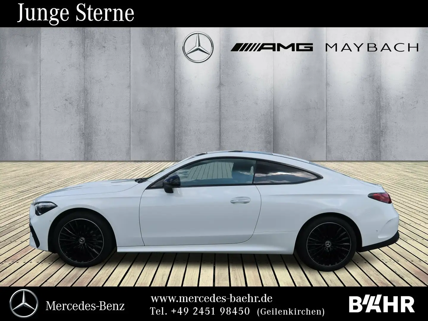 Mercedes-Benz CLE 200 CLE 200 Coupé AMG+Night/MBUX-Navi/LED/Pano/RFK Blanc - 2