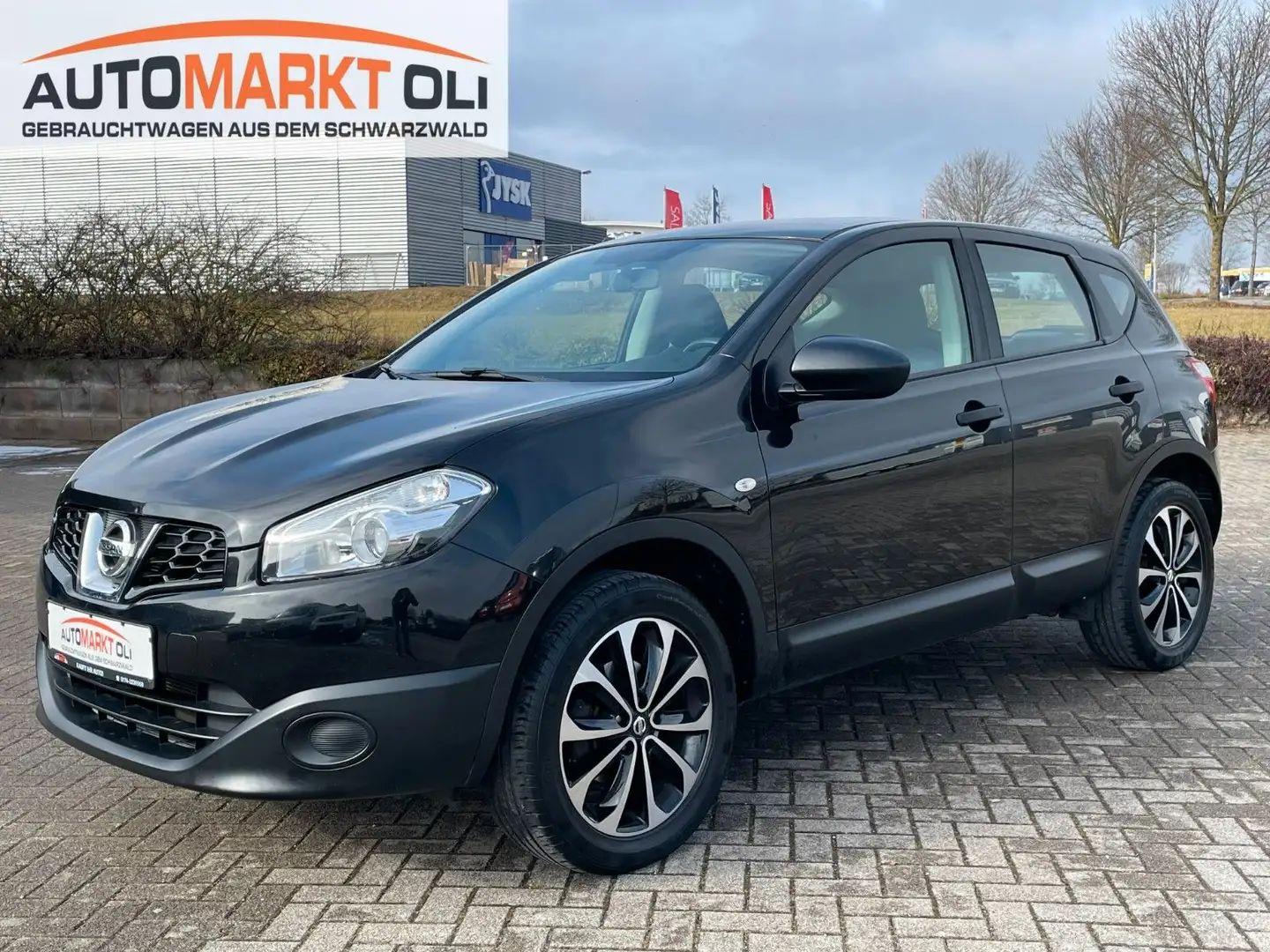 Nissan Qashqai Visia*Allrad 4x4*Anhänger*Klima*8-fach Schwarz - 1