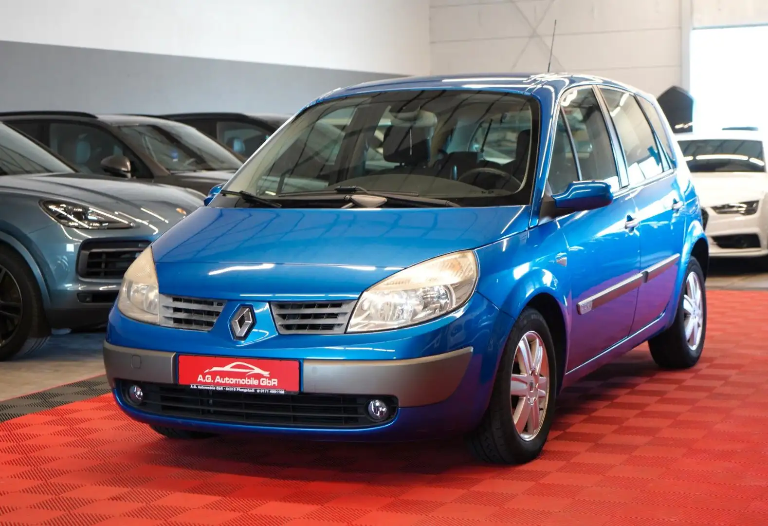 Renault Scenic II Exception 2.0 *6Gang*Klimaaut*Sitzh* Blau - 1