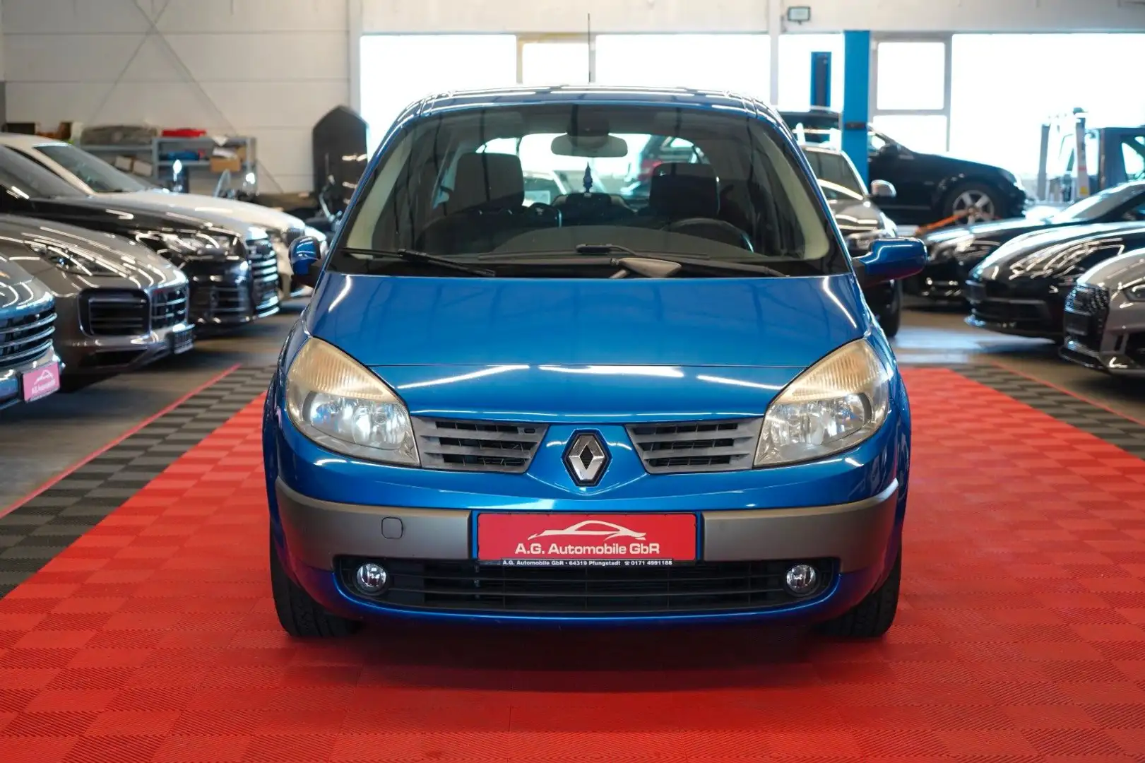 Renault Scenic II Exception 2.0 *6Gang*Klimaaut*Sitzh* Blau - 2