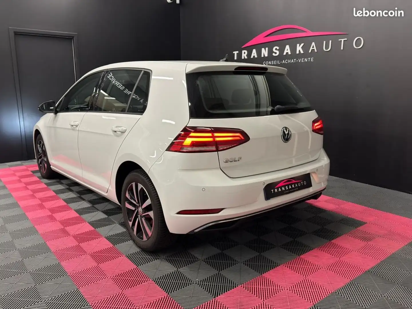 Volkswagen Golf 1.6 tdi 115 fap dsg7 iq.drive seconde main origine france révision à jour apple carplay Weiß - 2