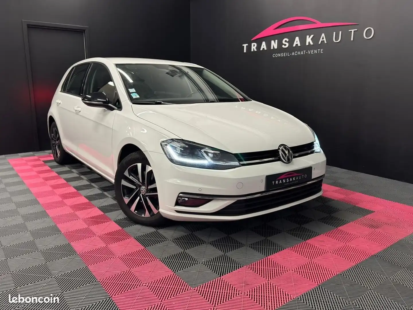 Volkswagen Golf 1.6 tdi 115 fap dsg7 iq.drive seconde main origine france révision à jour apple carplay Weiß - 1