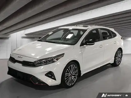White 2024 Kia Forte5 GT FWD Hatchback 7-Speed Dual Clutch
