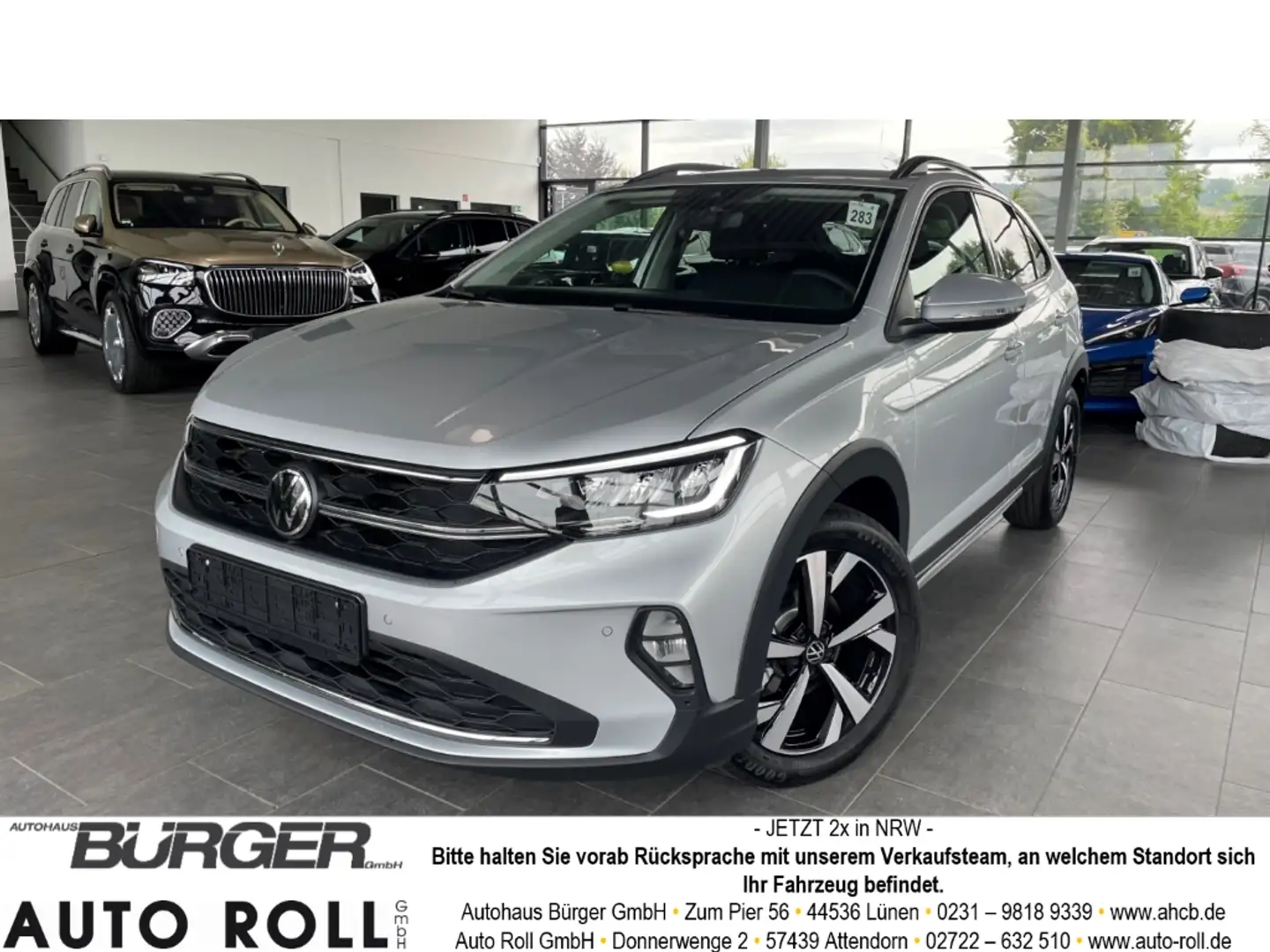 Volkswagen Taigo Style 1.0 TSI LED Kamera ACC SitzHZG APP Connect K Argent - 1