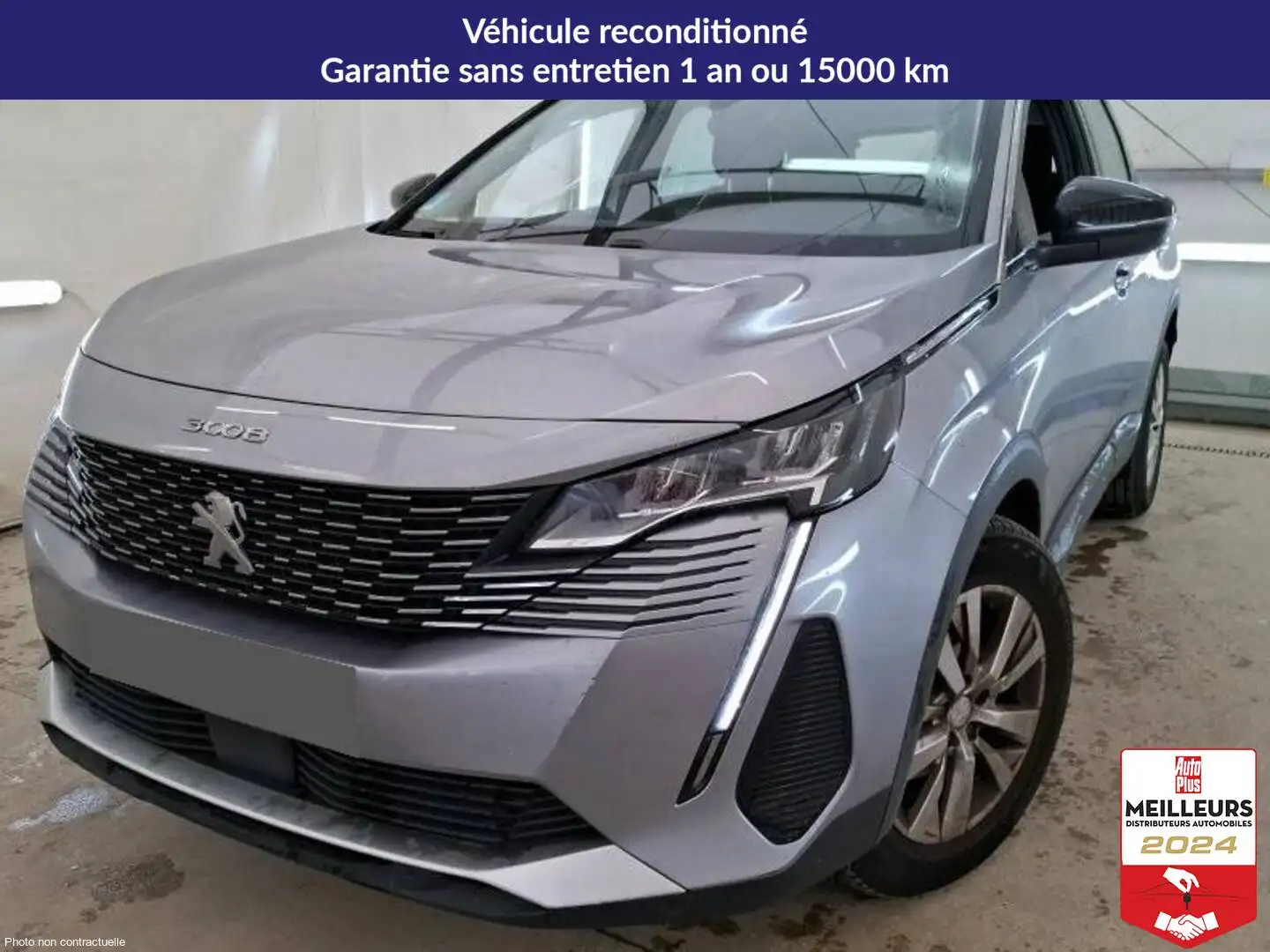 Peugeot 3008 Puretech 130 EAT8 Active Pack +GPS Gris - 1