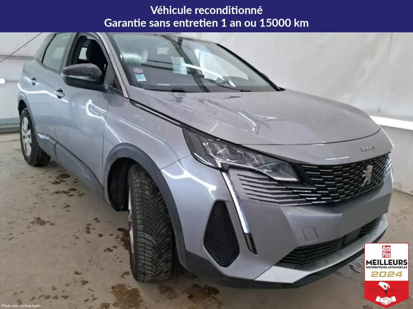 Peugeot 3008 Puretech 130 EAT8 Active Pack +GPS Gris - 2