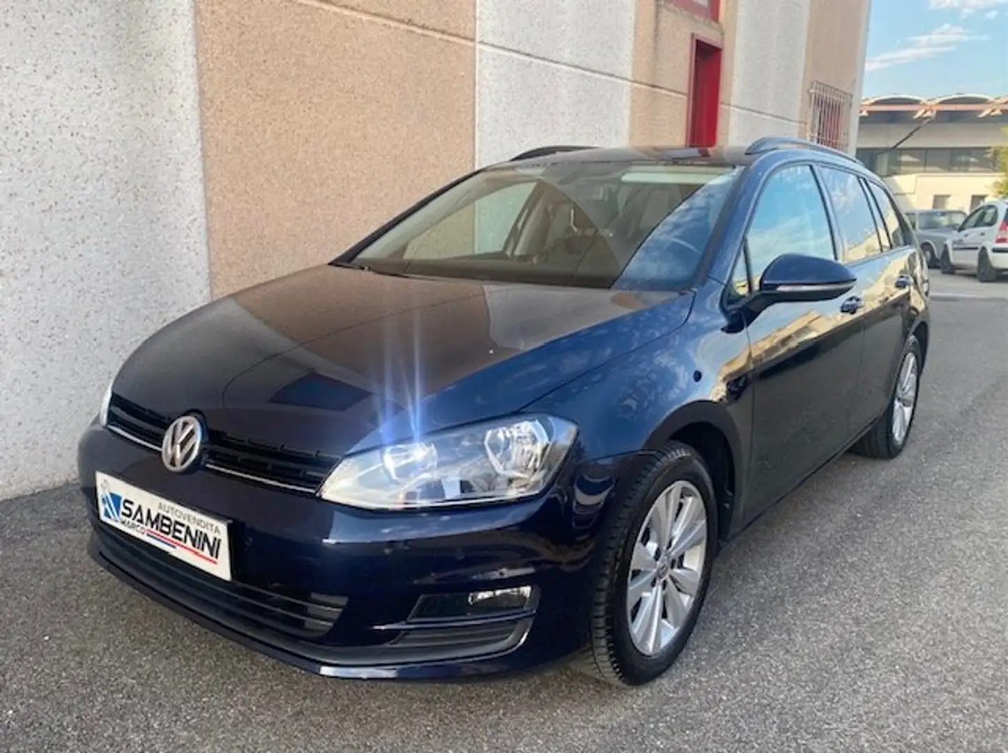 Volkswagen Golf Variant Golf VII Variant 1.6 tdi Business 110cv Blu/Azzurro - 1