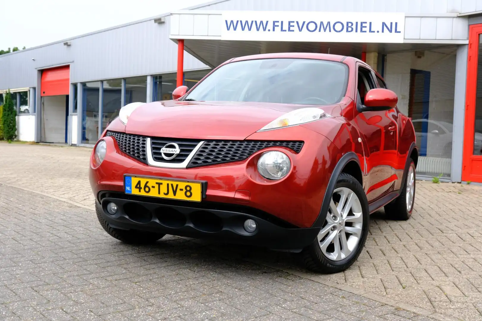 Nissan Juke 1.6 Acenta|Clima|Cam|Nav|LMV|Cruise controle Rood - 1
