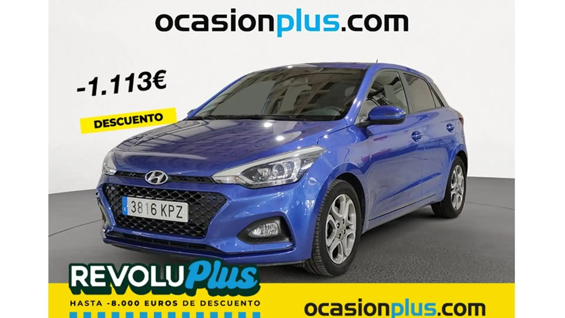 Hyundai i20 1.0 TGDI Tecno LE 100 Azul - 1
