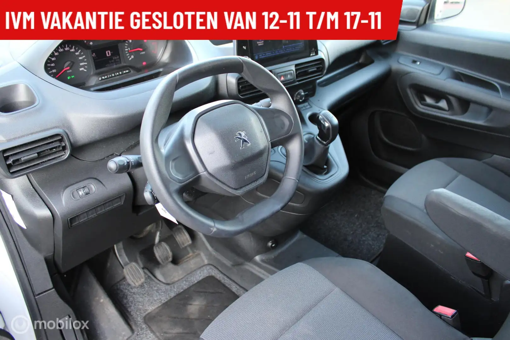 Peugeot Partner bestel 1.5 BlueHDI 100 PK Premium, Trekhaak, Cruis Blanc - 2