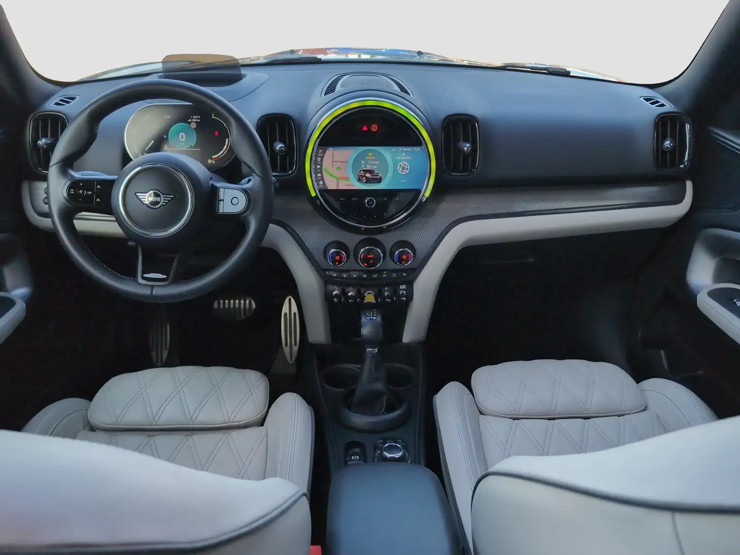 MINI Cooper SE Countryman Mini 2.0 ALL4 JCW | Panoramdak | Full Option | H&K Bleu - 2