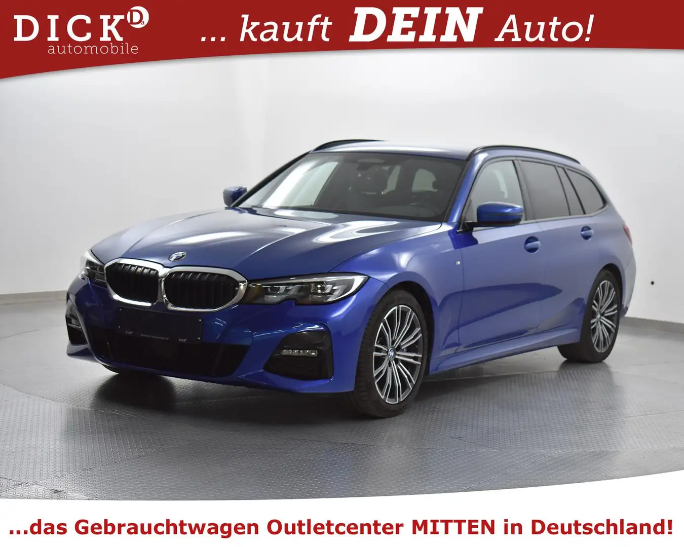 BMW 330 i T Sport Aut. M PAKET+SHADOW+PROF+VIRTU+H&K+ Blau - 2