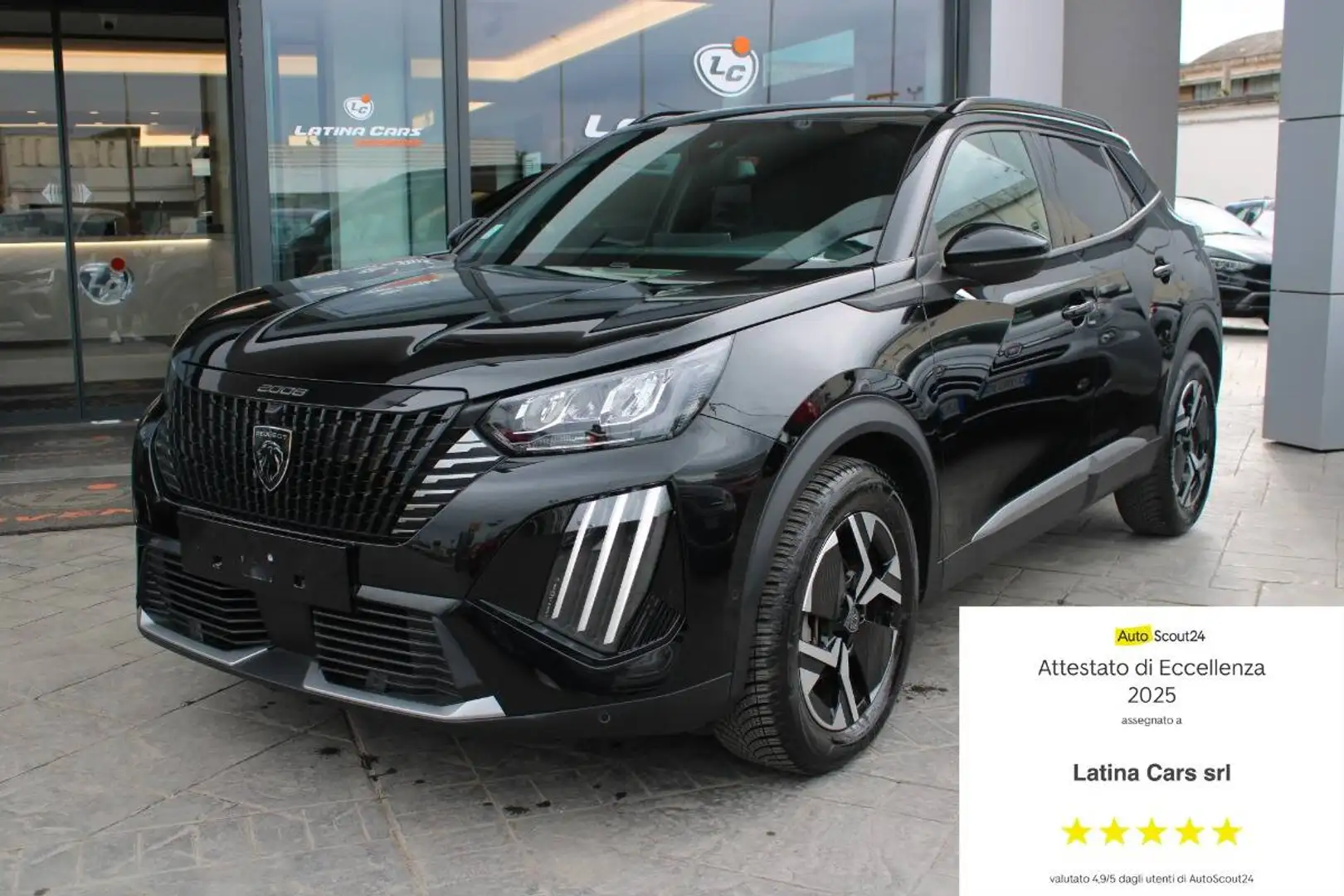 Peugeot 2008 1.2 puretech Allure 130cv AUTO + TELECAMERA A 360° Nero - 1