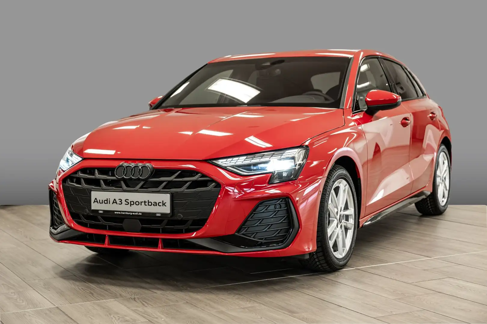 Audi A3 30 TFSI S line S tronic Sitzhzg Kli Rojo - 2