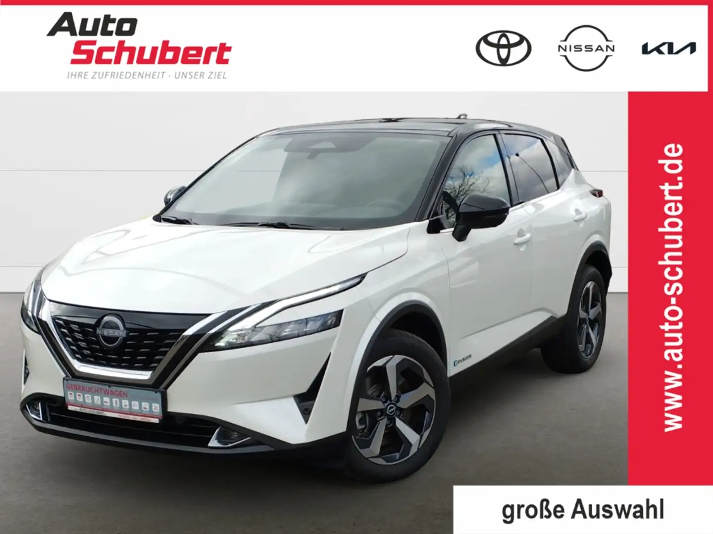 Nissan Qashqai e-Power 1.5 VC-T 4x2 N-Connecta Navi 360 Kamera LE Blanc - 1