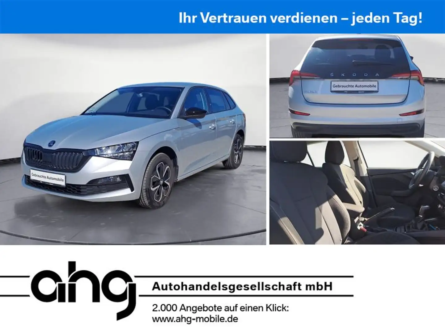 Skoda Scala 1.5 TSI ACT DSG Selection ACC LED Sitzheiz Silber - 1