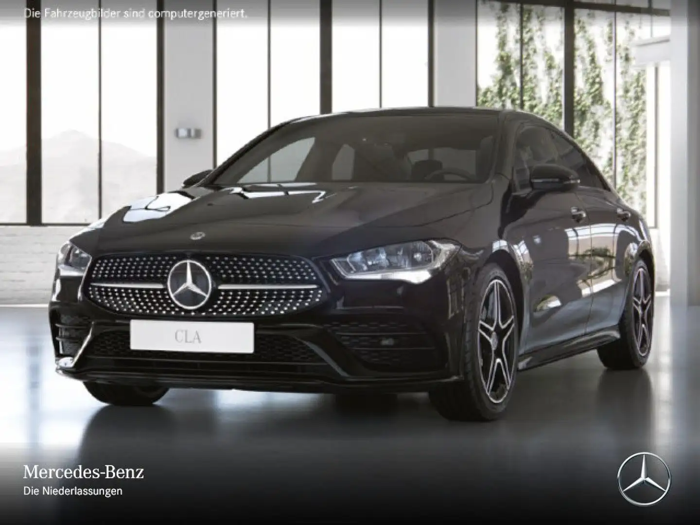 Mercedes-Benz CLA 250 e AMG+NIGHT+PANO+360°+AHK+TOTW+KEYLESS+8G Noir - 2