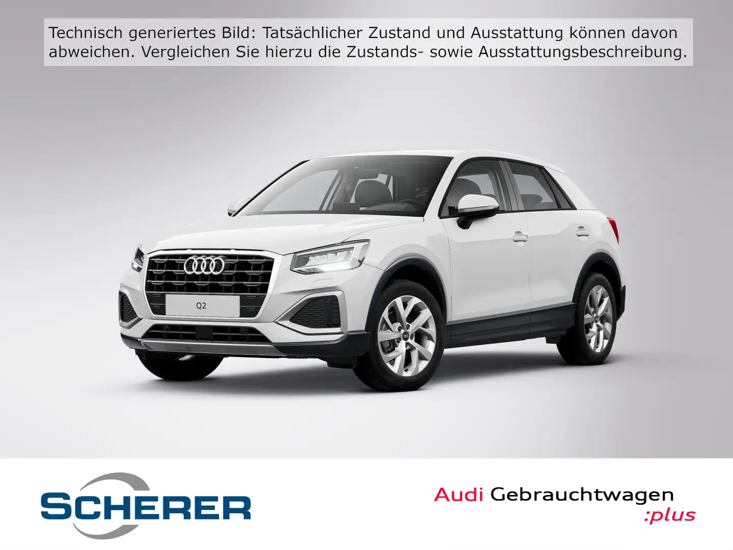 Audi Q2 35 TFSI advanced S tronic KAMERA SHZ GRA Weiß - 1