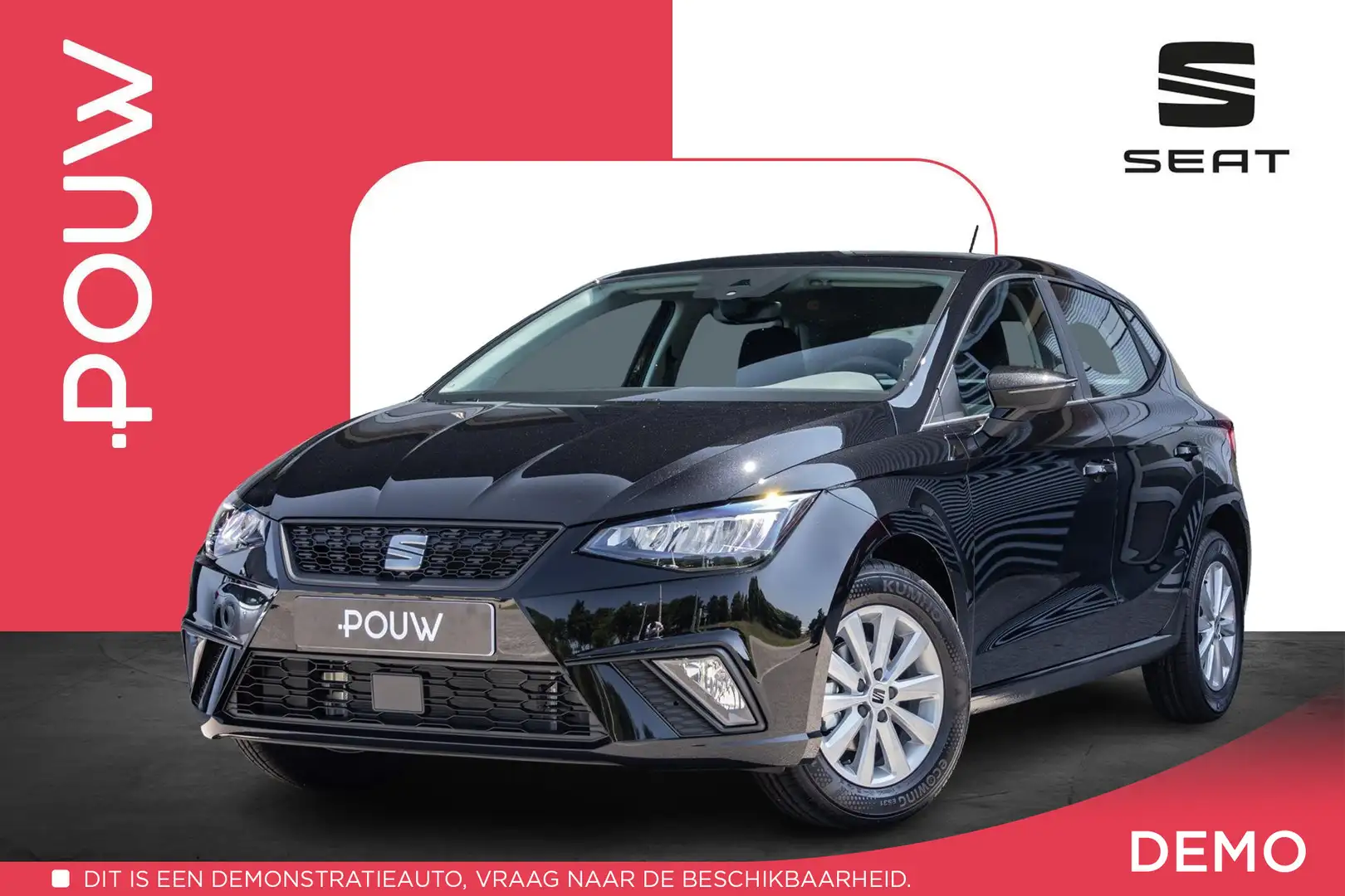 SEAT Ibiza 1.0 EcoTSI 95pk Style Plus | Virtual Cockpit | 15" Zwart - 1