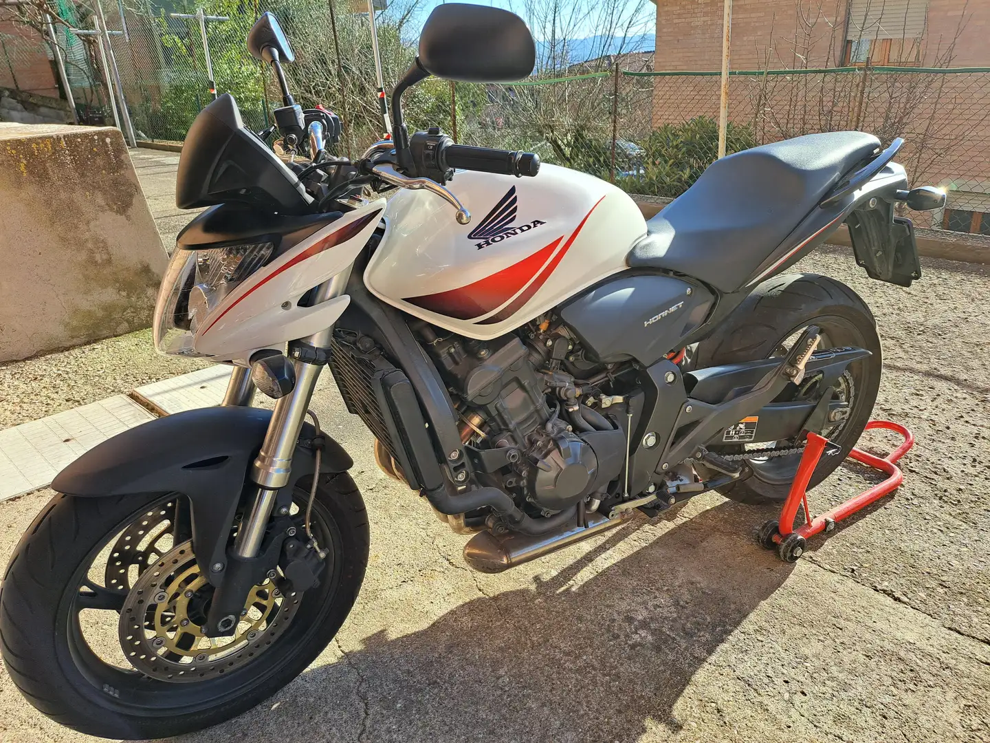Honda Hornet CB600F 2010 no ABS Bílá - 1