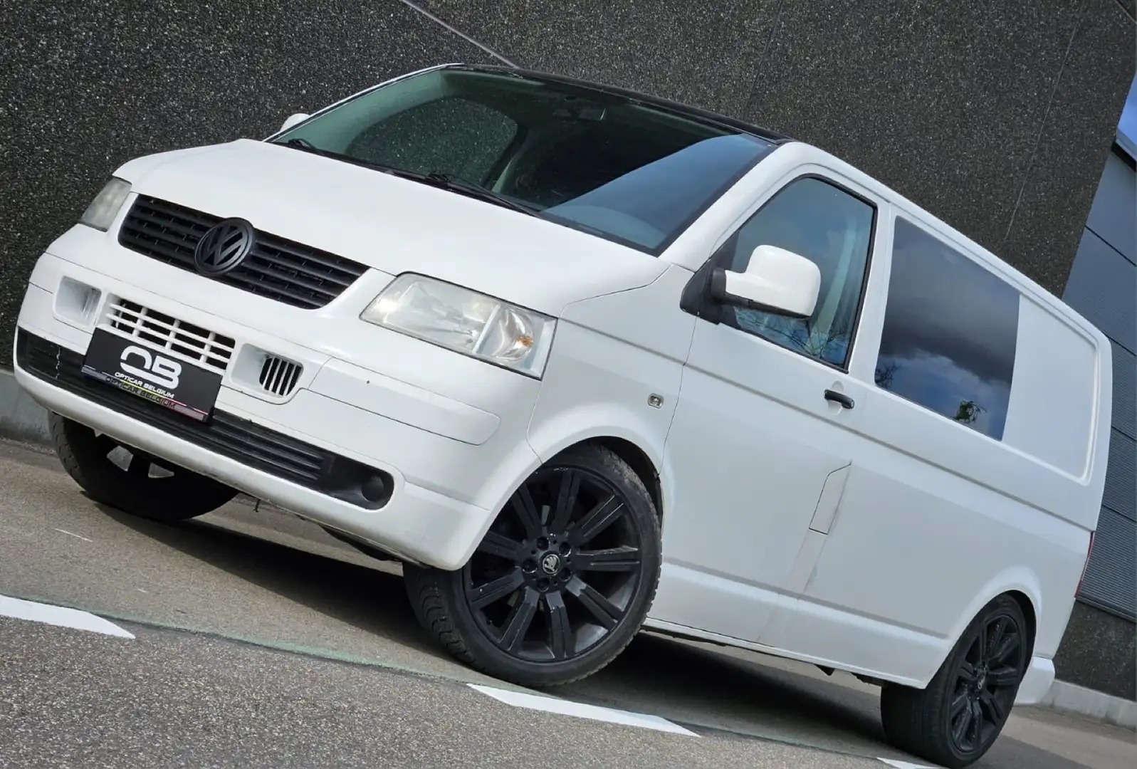 Volkswagen T5 Transporter *** 1.9 TDi - 2007 - 5 pl - Carpass *** Blanc - 1
