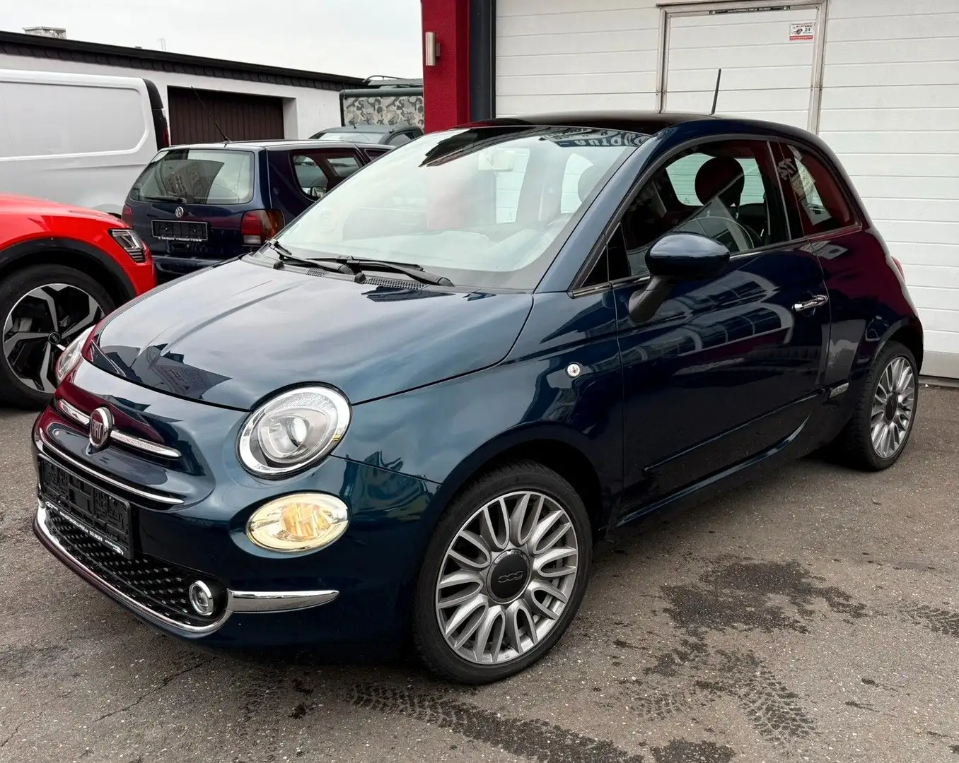 Fiat 500 44Tkm/Pano/Pdc Azul - 1