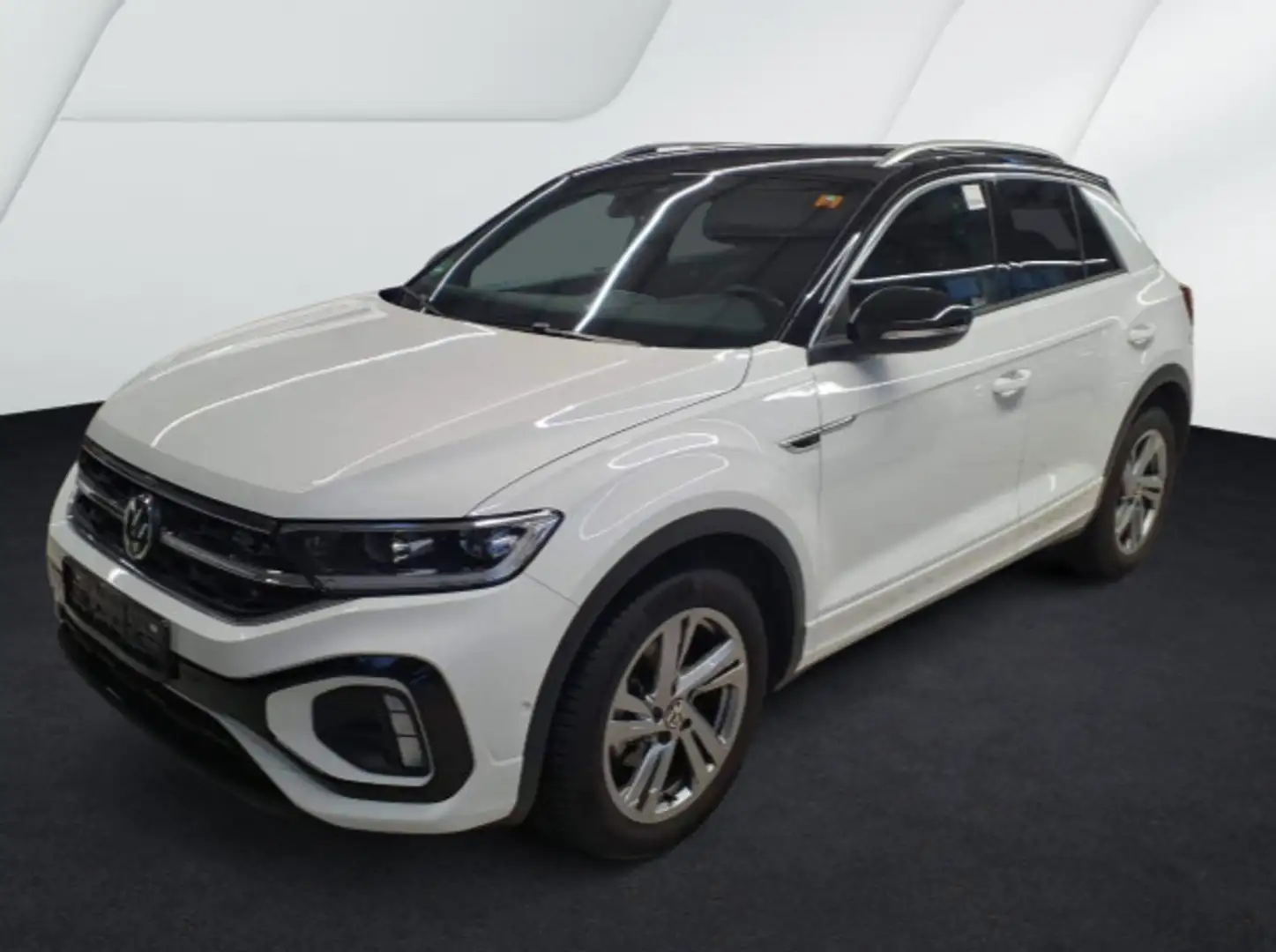Volkswagen T-Roc 1.5 TSI DSG R-LINE AHK KAMERA NAVI PRIVACY Weiß - 2