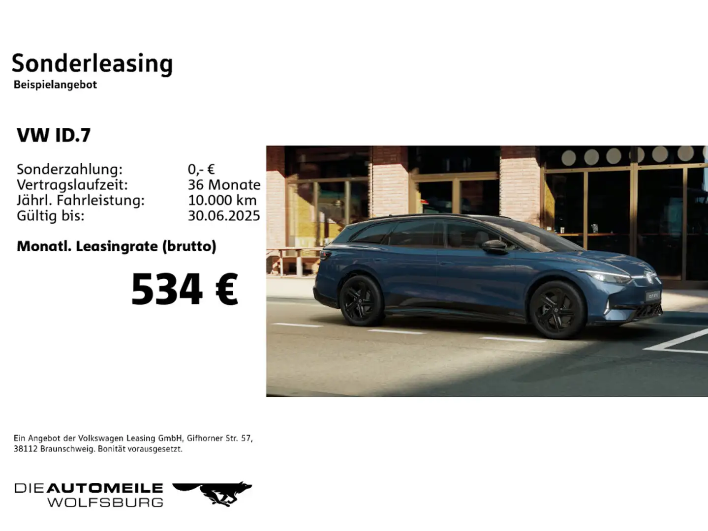 Volkswagen ID.7 Tourer GTX 4Motion GTX Matrix/HeadUp/H+K/Pa Blau - 2