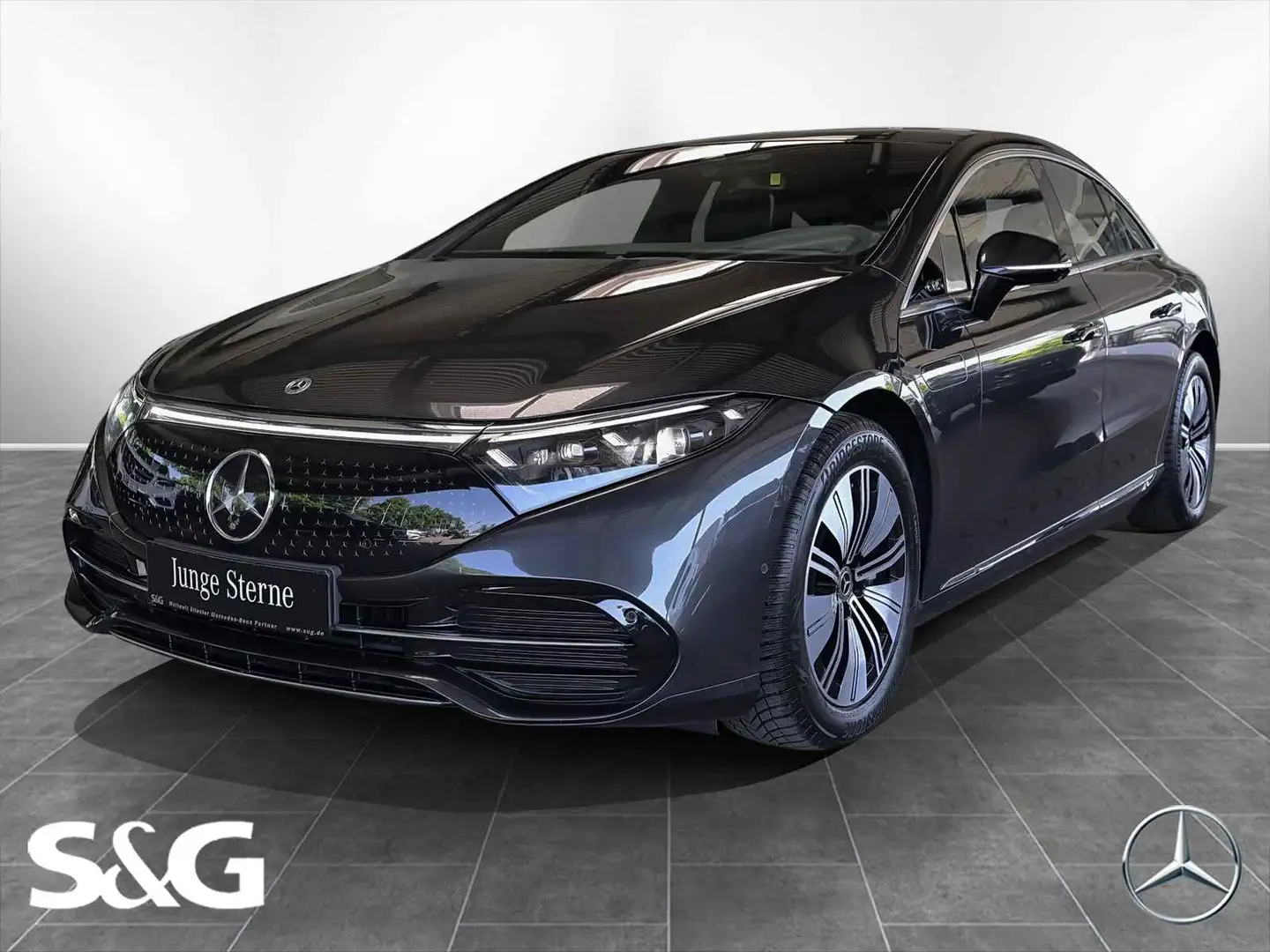 Mercedes-Benz EQS + Electric Art PANOROMA+AIRMATIC+HIFI+21 Grau - 1