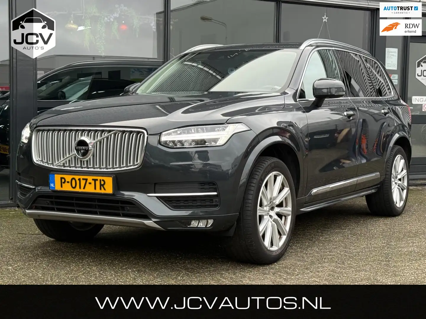 Volvo XC90 2.0 T5 AWD Inscription TREKHAAK/7 ZITTER/CARPLAY Grau - 1