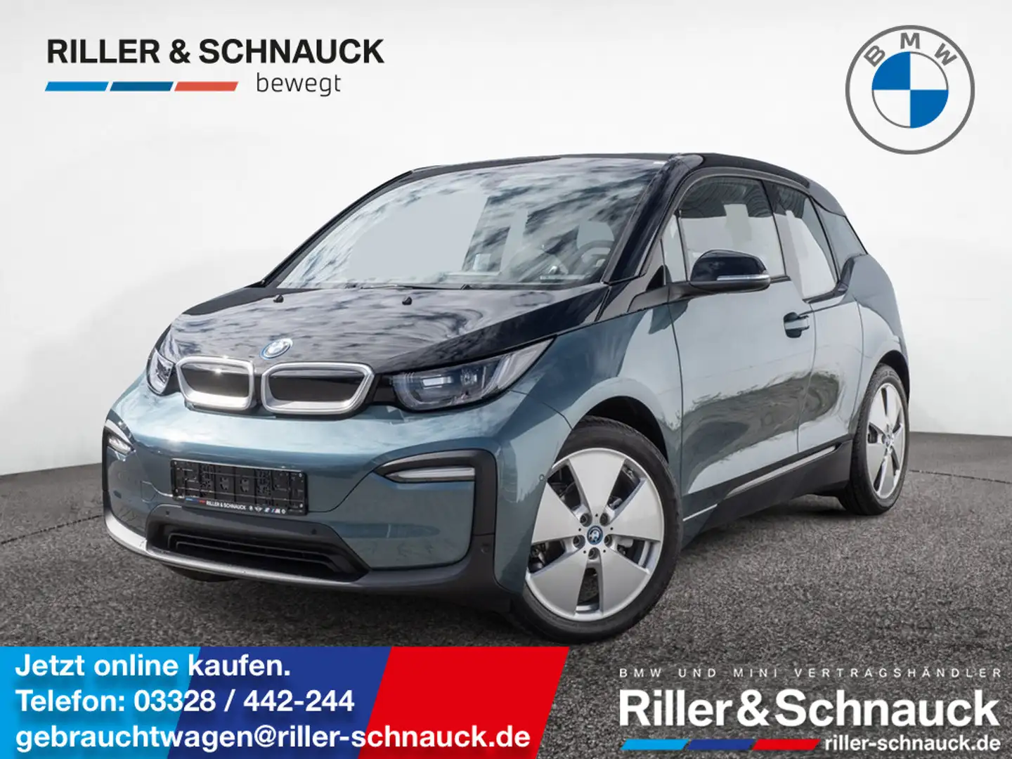 BMW i3 120Ah LED+NAVI+KAMERA+KLIMAAUT+SHZ+PDC+ Blau - 1