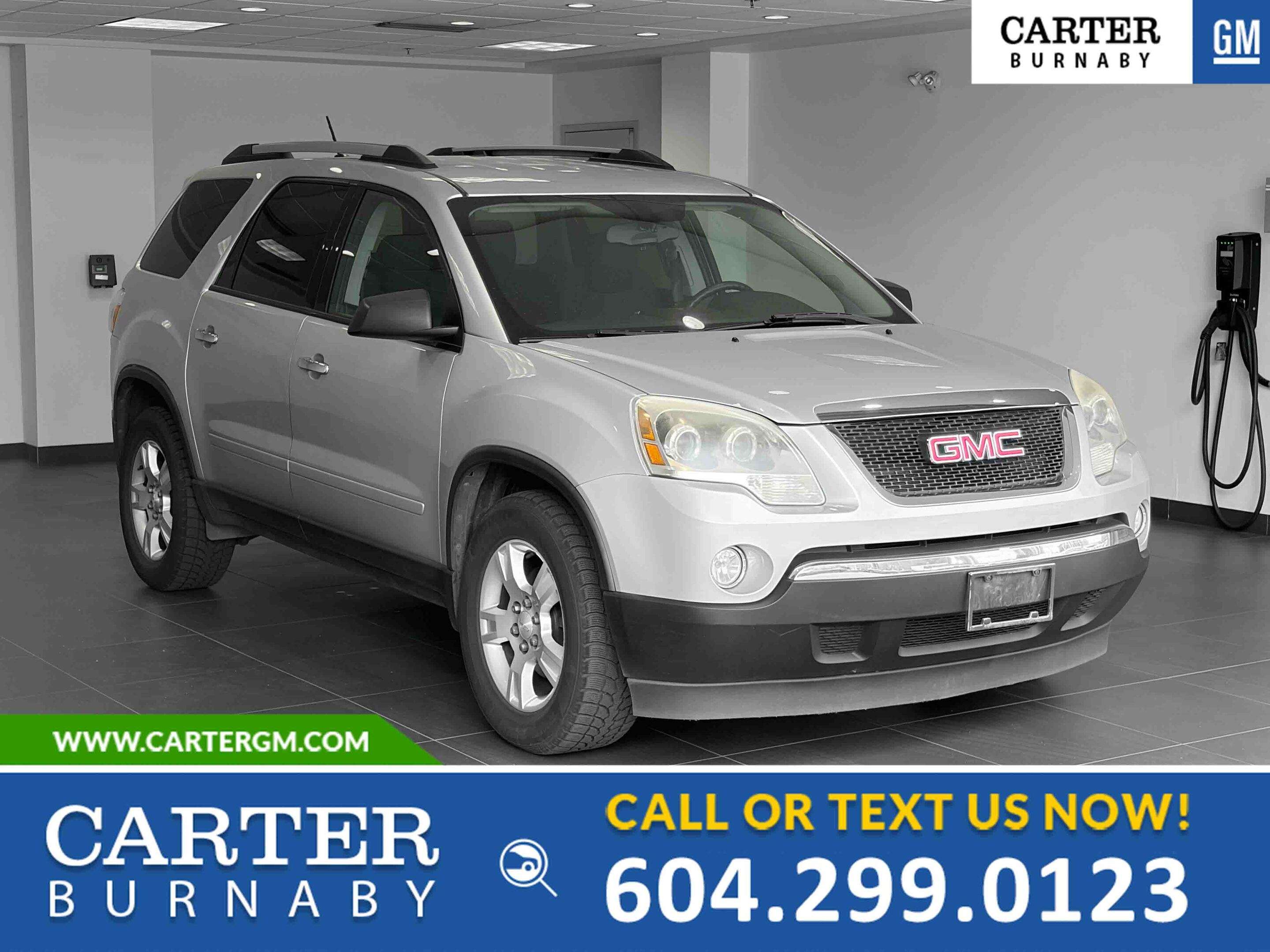 Silver 2012 GMC Acadia SUV / Crossover All-Wheel Drive 6-Speed Automatic