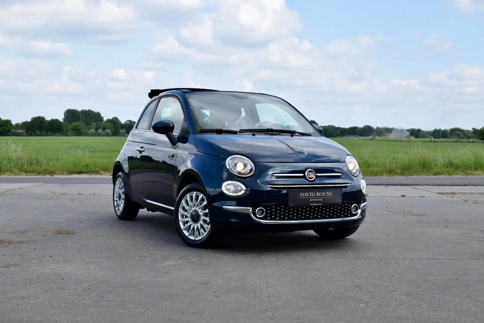 Fiat 500C 1.0 Dolcevita HYBRID, CarPlay/Airco/Cruise/Led/PDC Kék - 1