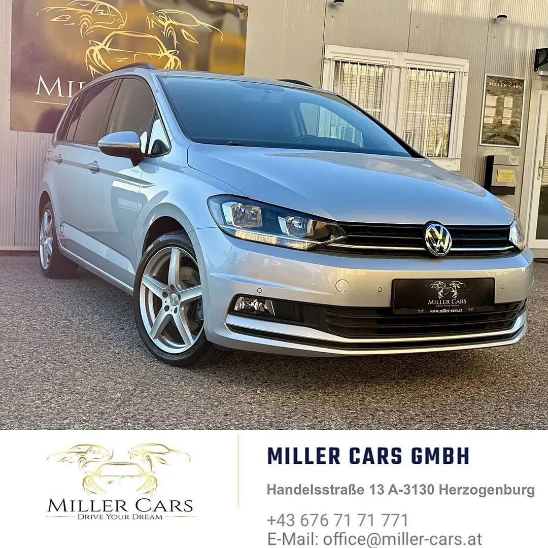 Volkswagen Touran 1.6 TDI BMT DSG*Servicegepflegt*neues Pickerl* Silber - 2
