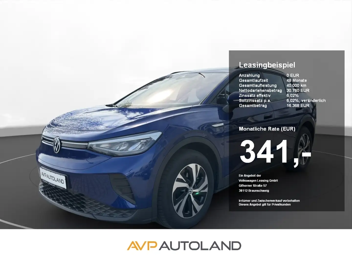 Volkswagen ID.4 Pure Performance | LED | NAVI | ACC | Blau - 1