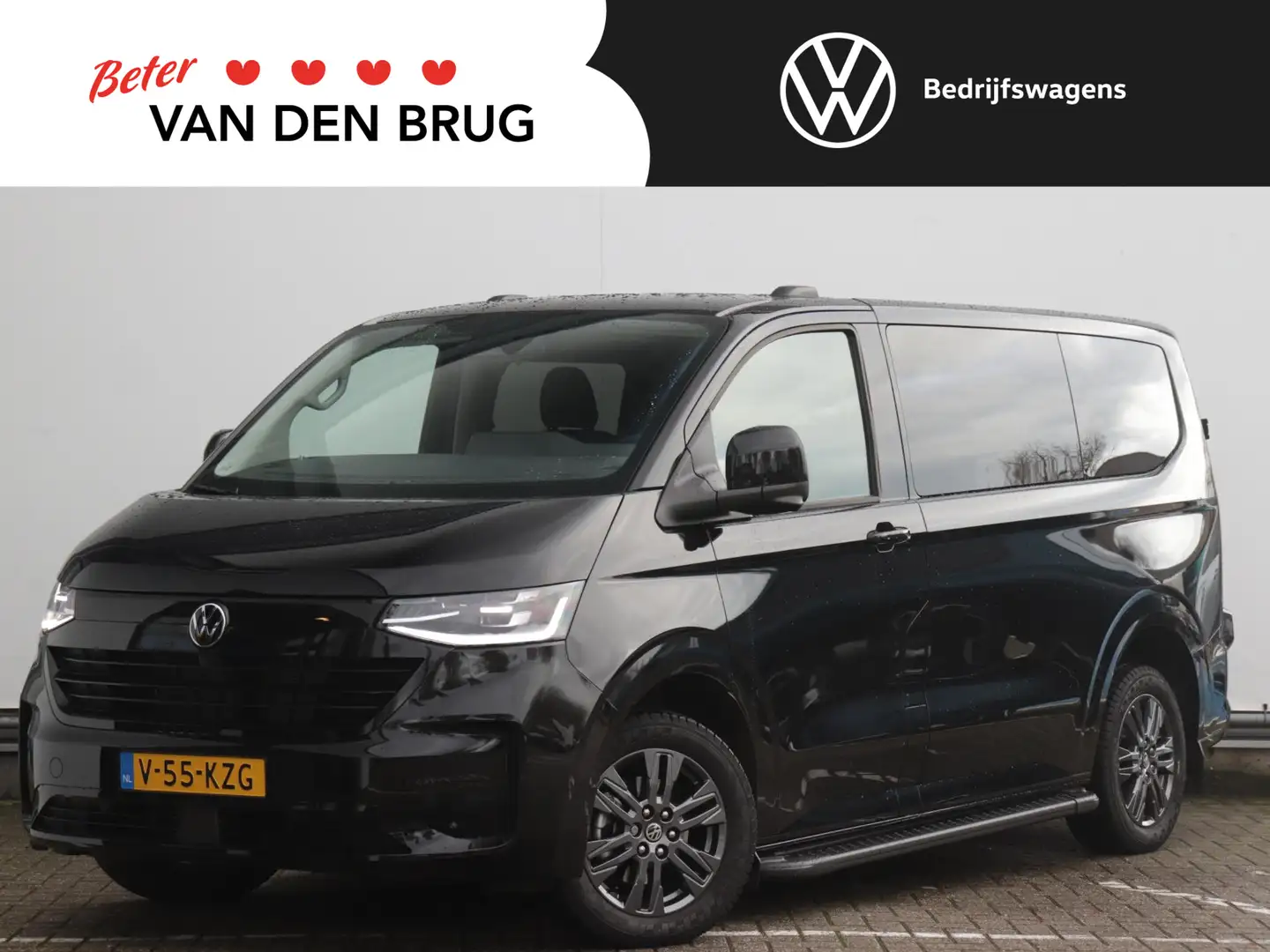 Volkswagen T7 Transporter 2.0 TDI 150pk automaat L1H1 Bulli | Dubbele cabine Fekete - 1
