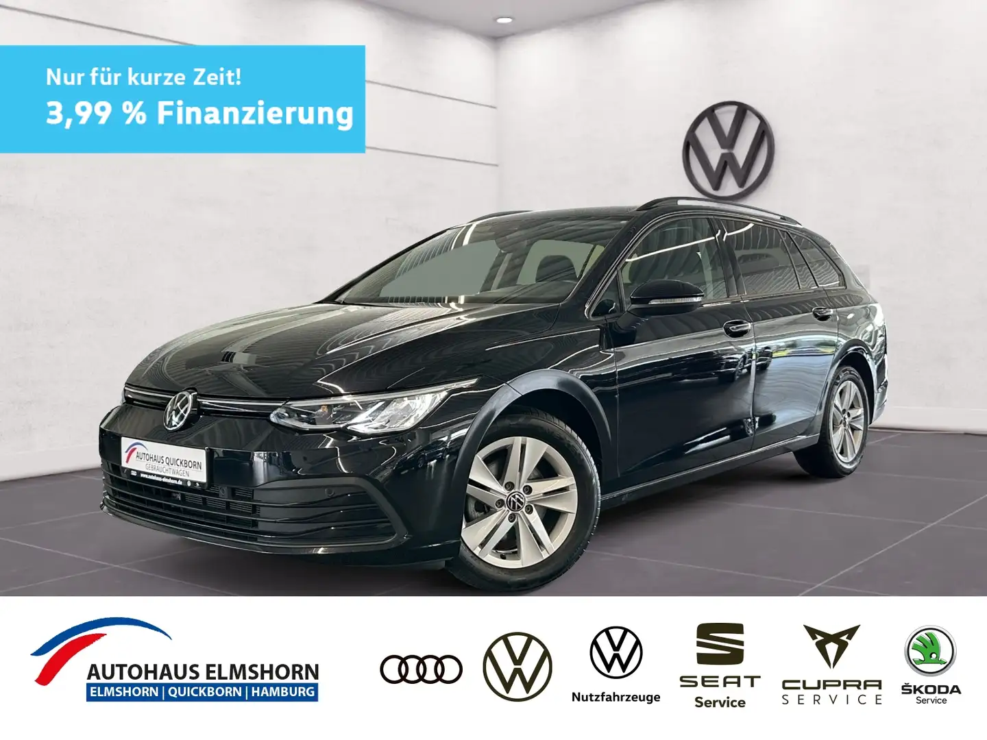 Volkswagen Golf Variant VIII Variant Life 1.5 eTSI DSG ACC TRAVEL NAVI AP Schwarz - 1