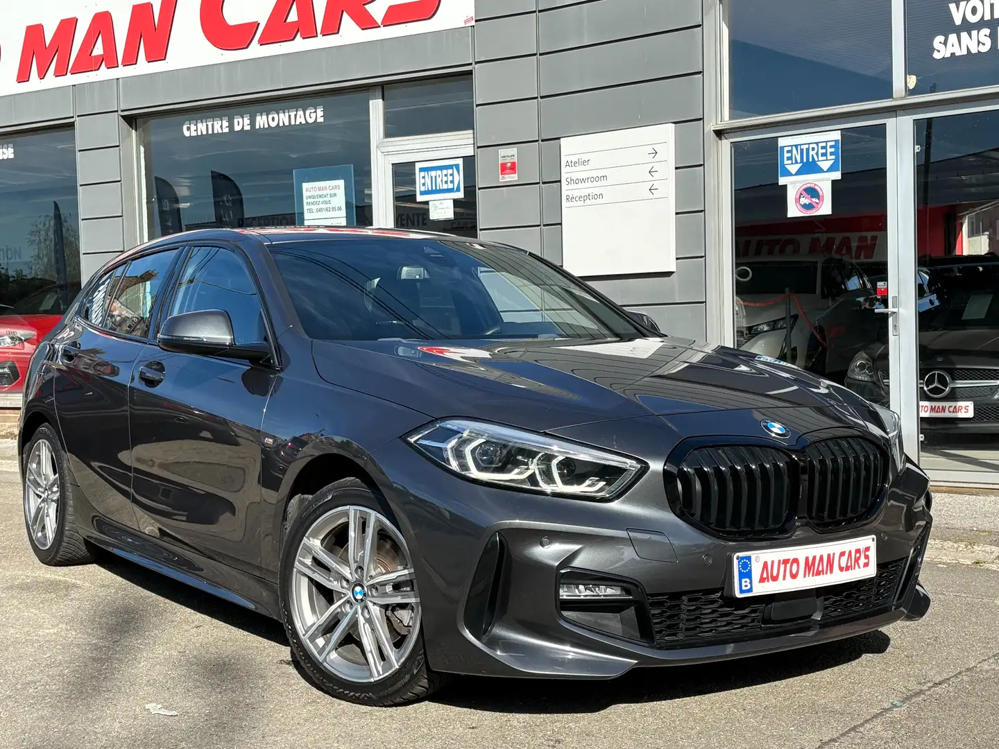 BMW 116 116iA M Pack SPORT - 69.891KM - LED GPS - GARANTIE Grijs - 1