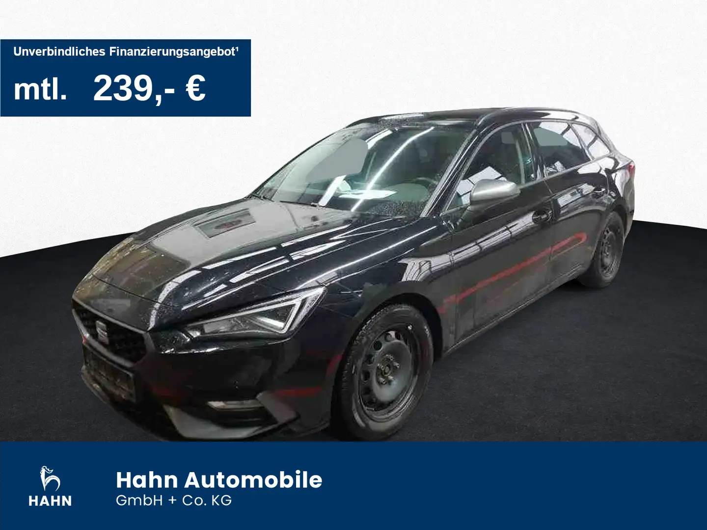SEAT Leon Sportstourer 2.0 TDI DSG FR Navi LED CAM Noir - 1