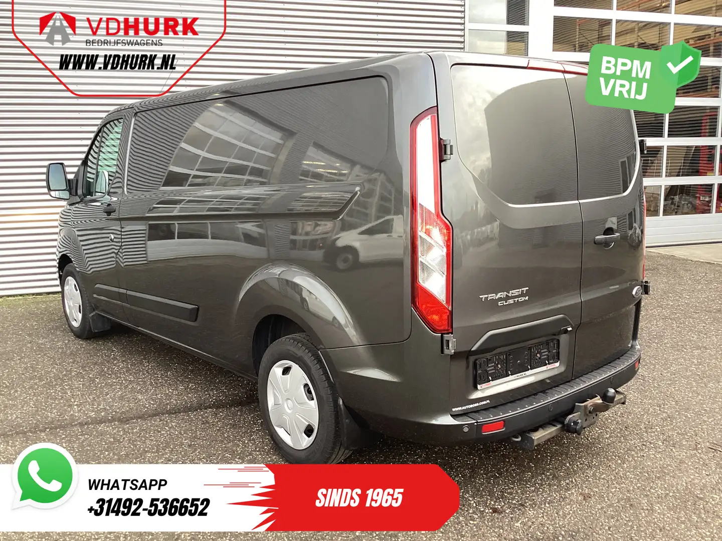 Ford Transit Custom 320 2.0 TDCI 130 pk Aut. L2 Trend Weinig Km/ Carpl Gris - 2