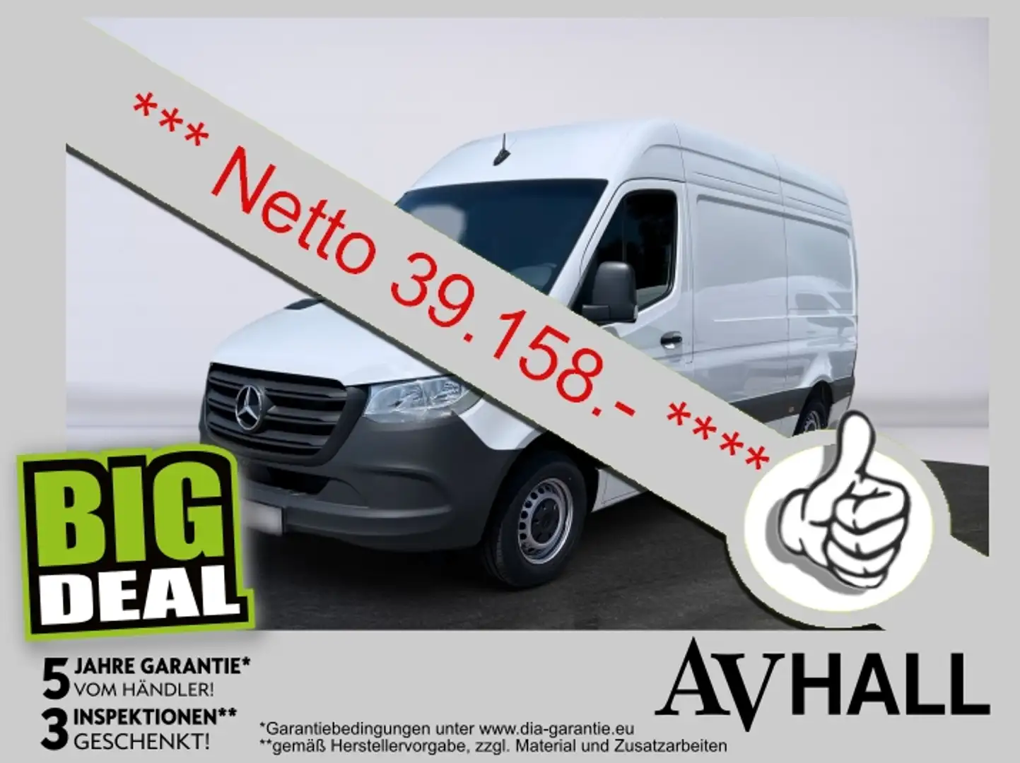 Mercedes-Benz Sprinter 315 CDI Kasten *** Netto 39.158.- **** Weiß - 1