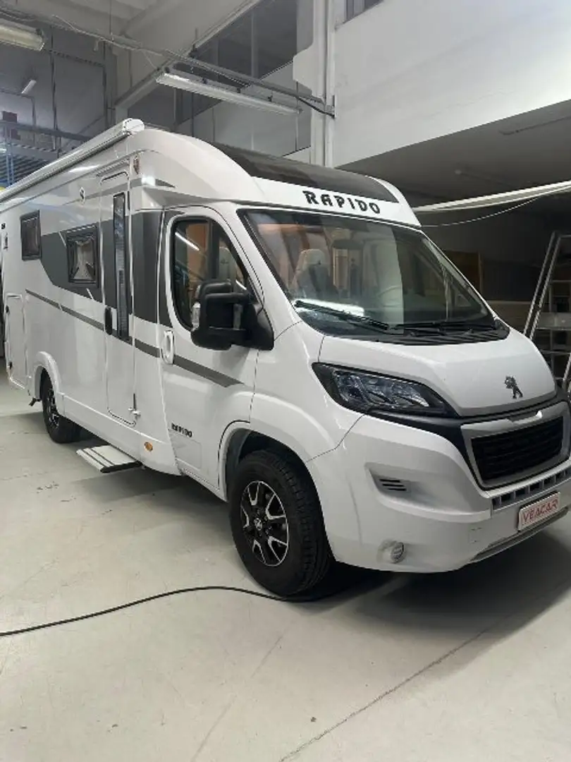 Rapido C50 SEMINTEGR. PEUGEOT 2.2 KM 2.500 !!! Wit - 1