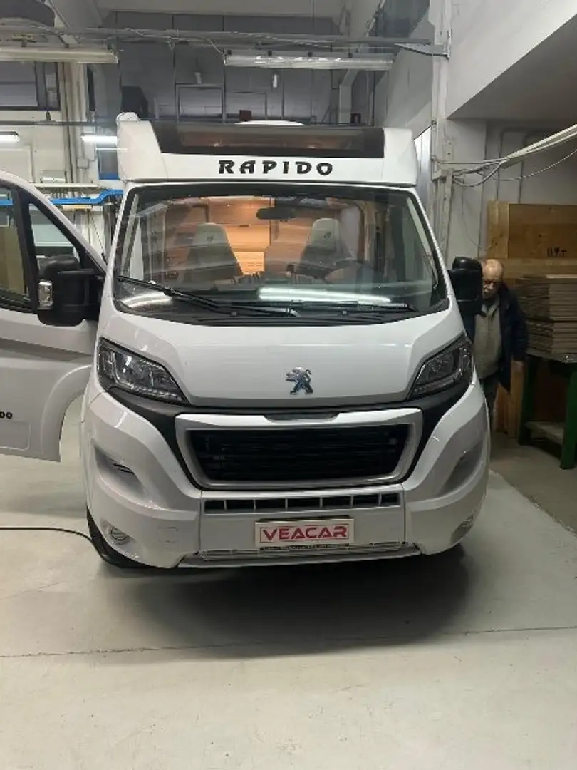 Rapido C50 SEMINTEGR. PEUGEOT 2.2 KM 2.500 !!! Wit - 2