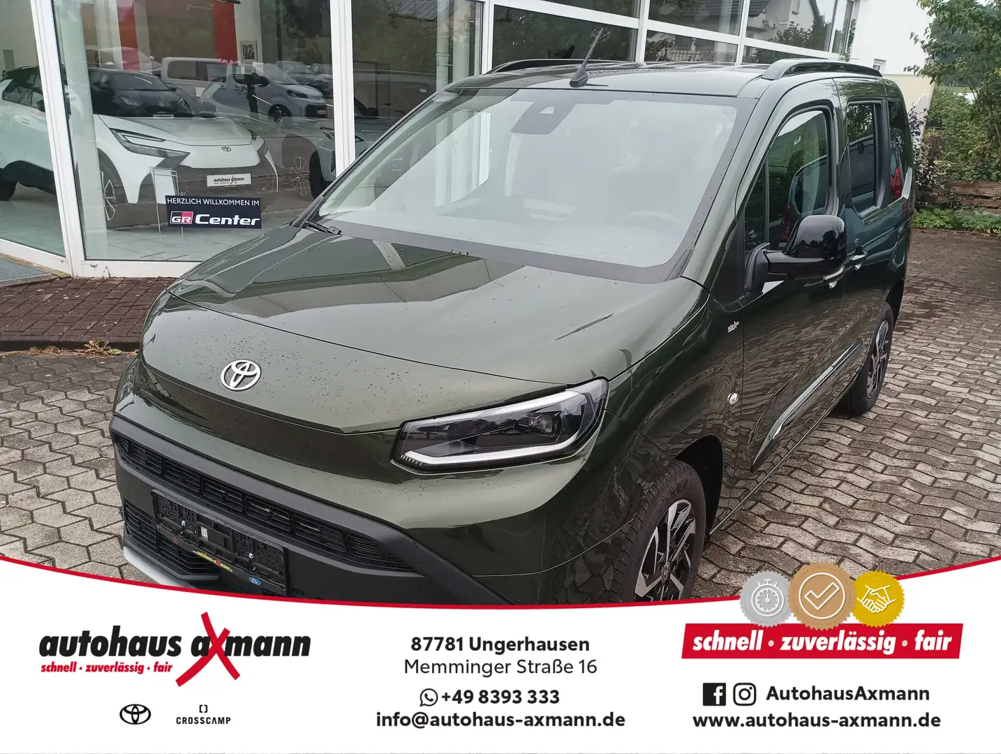 Toyota Proace City Verso 1.5 D-4D L1 Aut Team Deutschland Grün - 1