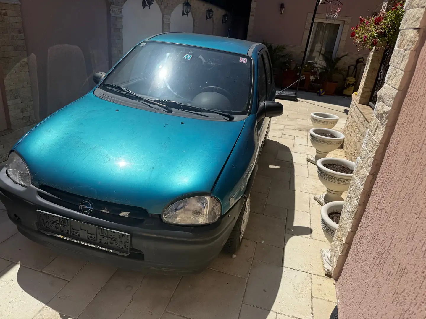 Opel Corsa B Swing 1,4 i. 1 Besitz Euro 2 Mavi - 1