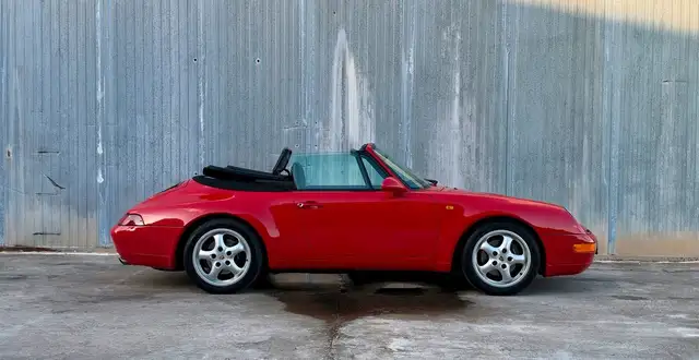 Porsche 993 Carrera 2 Cabriolet Rouge indien L80K