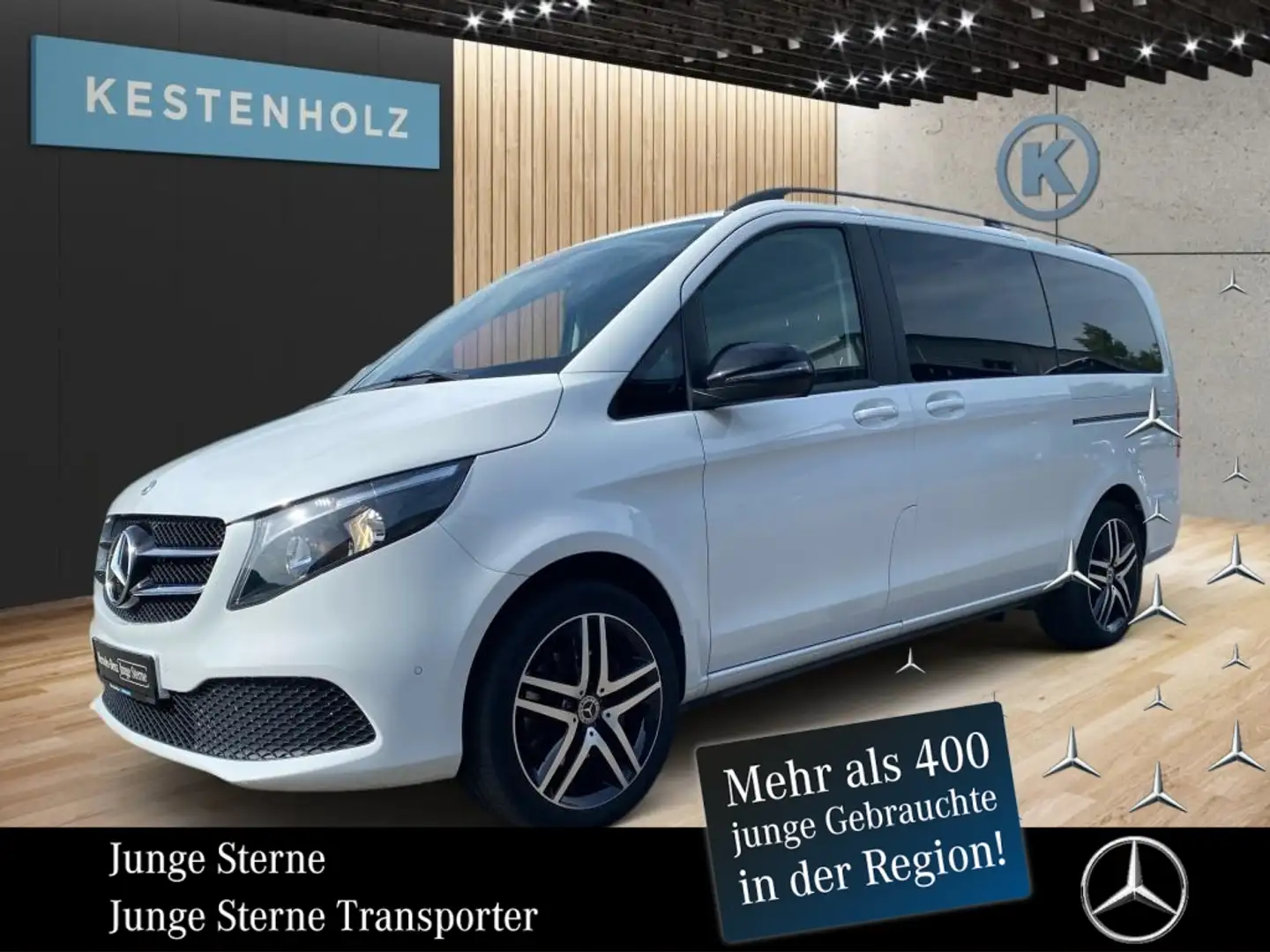 Mercedes-Benz V 220 V 220 d 4M EDITION Lang *NIGHT*AHK*KAMERA*SHZ* Weiß - 1