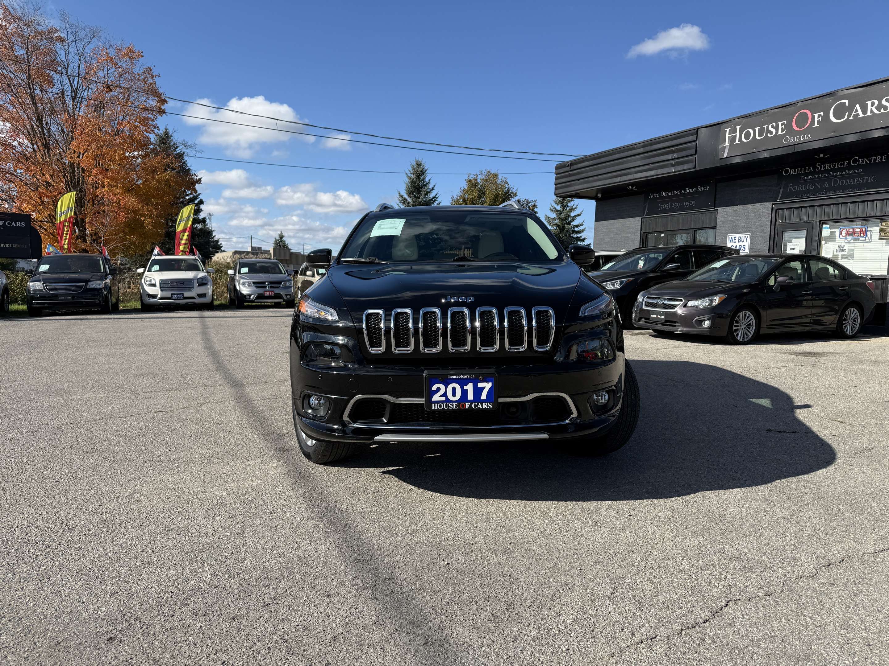2017 Jeep Cherokee 30,505km-4WD Overland-leather-panroof-fully loaded alt 2