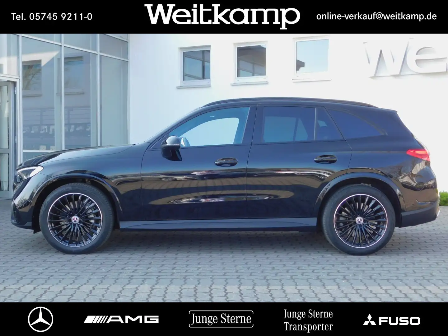 Mercedes-Benz GLC 450 GLC 450 d 4M AMG+Night+AHK+Pano+Standh.+Distron. Schwarz - 2