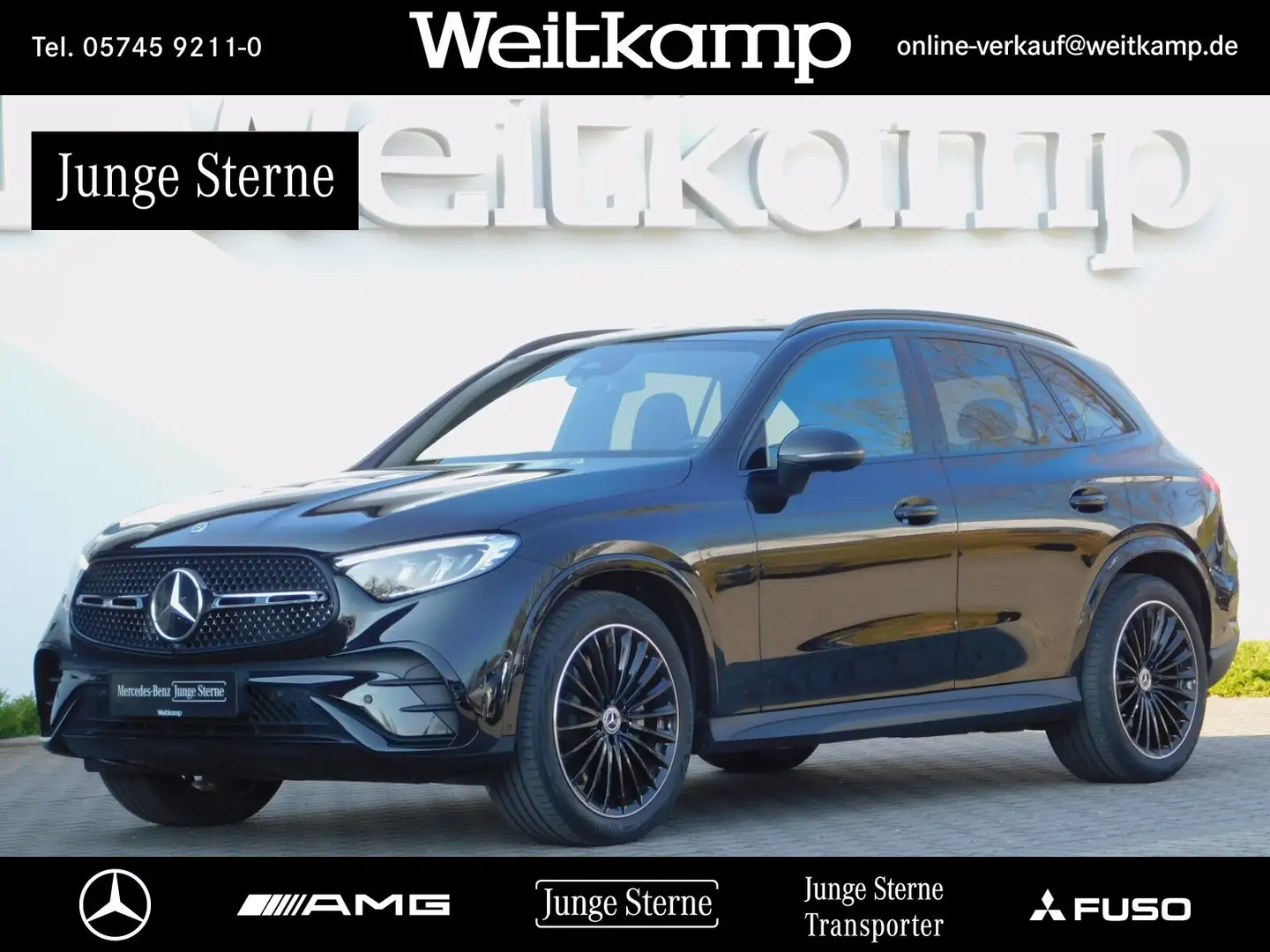 Mercedes-Benz GLC 450 GLC 450 d 4M AMG+Night+AHK+Pano+Standh.+Distron. Schwarz - 1